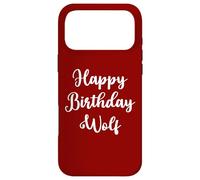 Custodia per iPhone 17 Pro Max Buon Compleanno Lupo