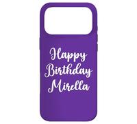 Custodia per iPhone 17 Pro Max Buon Compleanno Mirella