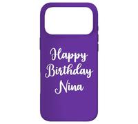 Custodia per iPhone 17 Pro Max Buon Compleanno Nina