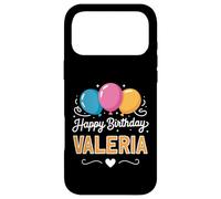 Custodia per iPhone 17 Pro Max Buon compleanno Valeria