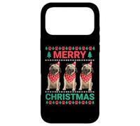 Custodia per iPhone 17 Pro Max Buon Natale Pug Puppy - Simpatico Natale Pug Lover