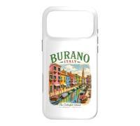 Custodia per iPhone 17 Pro Max Burano Italia Isola Colorata Venezia Viaggi Italiani