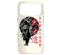 Custodia per iPhone 17 Pro Max Bushido Code Samurai Giappone Guerriero Spadaccino Kanji