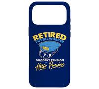 Custodia per iPhone 17 Pro Max Bye Tension Ciao Pensione Divertente Postale Pensione