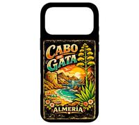 Custodia per iPhone 17 Pro Max Cabo de Gata Spagna, Design Vintage Costa Mediterranea