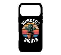 Custodia per iPhone 17 Pro Max Cactus dei diritti dei lavoratori | Tramonto retrò - Politico