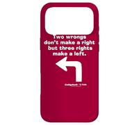 Custodia per iPhone 17 Pro Max Caddyshack Two Wrongs Don't Make a Right