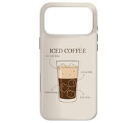Custodia per iPhone 17 Pro Max Caffè freddo Cold Brew Latte d'avena Sciroppo di vaniglia Ghiaccio