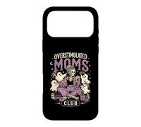 Custodia per iPhone 17 Pro Max Caffè iperstimolato per bambini Moms Club Spooky Season Ghost