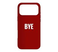 Custodia per iPhone 17 Pro Max Camicia con scritta "That Says Bye", un design che dice addio