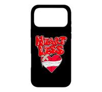 Custodia per iPhone 17 Pro Max Camicia senza cuore, camicia con cuore spezzato, No Love, Retro, Hip-Hop