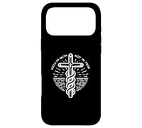 Custodia per iPhone 17 Pro Max Cammina nella fede non nella paura Dio Cristiano Gesù Cristo Bibbia