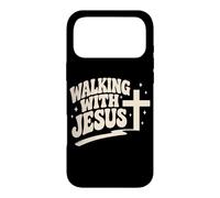 Custodia per iPhone 17 Pro Max Camminare con Gesù Cristo Croce Cristiano Fede Cristianesimo