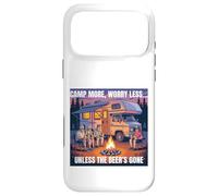 Custodia per iPhone 17 Pro Max Campeggia di più, preoccupati di meno... a meno che la birra non sia andata all"aperto divertente