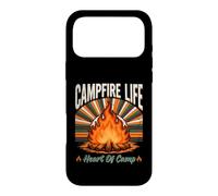 Custodia per iPhone 17 Pro Max Campfire Life Cuore Di Campeggio Campeggio