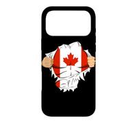 Custodia per iPhone 17 Pro Max Canadian Superhero Canada Flag Patriot Gift