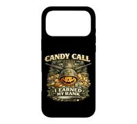 Custodia per iPhone 17 Pro Max Candy Call ha guadagnato grado veterano militare tema Halloween
