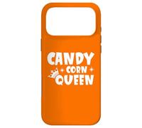 Custodia per iPhone 17 Pro Max Candy Corn Queen Halloween Divertente Autunno