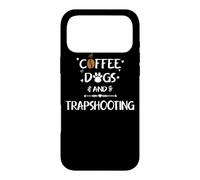 Custodia per iPhone 17 Pro Max Cani da caffè e traptiro | Skeet Trap Clay Shooting