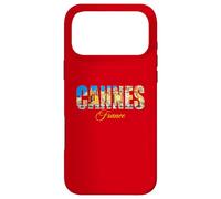 Custodia per iPhone 17 Pro Max Cannes, orizzonte, città, dentro, grassetto, lettere, francia viaggio