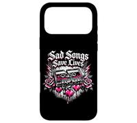 Custodia per iPhone 17 Pro Max Canzoni tristi salvano vite Emo Design