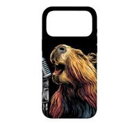 Custodia per iPhone 17 Pro Max Capibara canto piacevole per ragazzi e ragazze karaoke