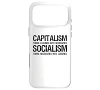 Custodia per iPhone 17 Pro Max Capitalismo Vs Socialismo - Divertente Anti Socialista Politico