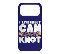 Custodia per iPhone 17 Pro Max Capitano di barca nautica I Literally Can Knot Funny Pun