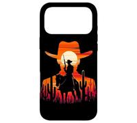 Custodia per iPhone 17 Pro Max Cappello da cowboy Texas Rodeo Bull Western Cowboy Wild West