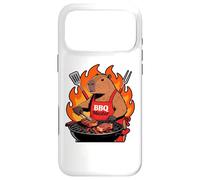 Custodia per iPhone 17 Pro Max Capybara Cooking Grill BBQ Funny Gift Capybara