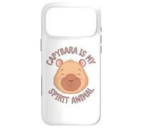 Custodia per iPhone 17 Pro Max Capybara Is My Spirit Animal