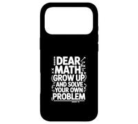 Custodia per iPhone 17 Pro Max Cara matematica, cresci e risolvi il tuo problema scherzo