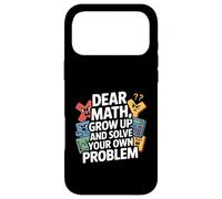 Custodia per iPhone 17 Pro Max Cara matematica, cresci e risolvi il tuo problema scherzo