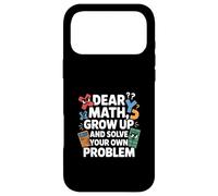 Custodia per iPhone 17 Pro Max Cara matematica, cresci e risolvi il tuo problema scherzo