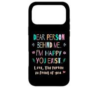Custodia per iPhone 17 Pro Max Cara persona dietro di me, sono felice Tu esisti