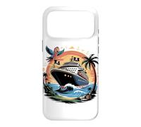 Custodia per iPhone 17 Pro Max Caribbean Cruise Ship Vacation Cruising