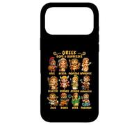 Custodia per iPhone 17 Pro Max Carino Chibi antica mitologia greca Dei e dee