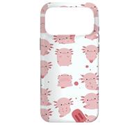 Custodia per iPhone 17 Pro Max Carino Kawaii Axolotl Anime giapponese Aesthetic Pattern
