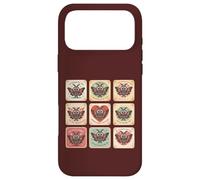 Custodia per iPhone 17 Pro Max Carino Mothman Valentine Puns Cryptid Lover Cards