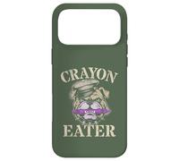 Custodia per iPhone 17 Pro Max Carino Pastello Mangiatore Bulldog Grunt Famiglia Militare Soldato Meme