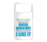 Custodia per iPhone 17 Pro Max Carriera dentale Ama il mio lavoro Pazzo assistente dentale