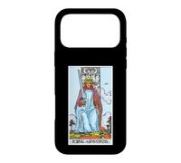 Custodia per iPhone 17 Pro Max Carta dei tarocchi del re delle spade Occulto Credenze Divinazione Magia