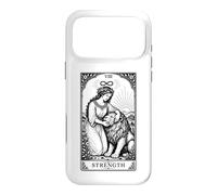 Custodia per iPhone 17 Pro Max Carta dei Tarocchi Vintage Zodiaco Leone Strega Celeste Astrologia