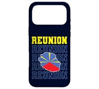 Custodia per iPhone 17 Pro Max carte ile de la reunion drapeau 974 cadeau pour réunionnais