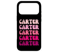 Custodia per iPhone 17 Pro Max Carter Retro Stack Design