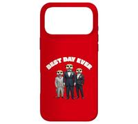 Custodia per iPhone 17 Pro Max Cartone animato divertente per matrimoni suricati: sposo e testimoni dello sposo