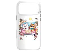 Custodia per iPhone 17 Pro Max Cartoon Cats Viaggi Avventura