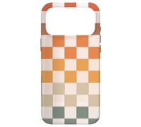 Custodia per iPhone 17 Pro Max Caso di scacchiera estetica vintage a scacchi di colore retrò