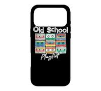 Custodia per iPhone 17 Pro Max Cassette Tape Music 80s Old School Playlist Vintage Eighties