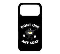 Custodia per iPhone 17 Pro Max Cast Iron Skillet Funny Dont Use Any Soap Retro Pan